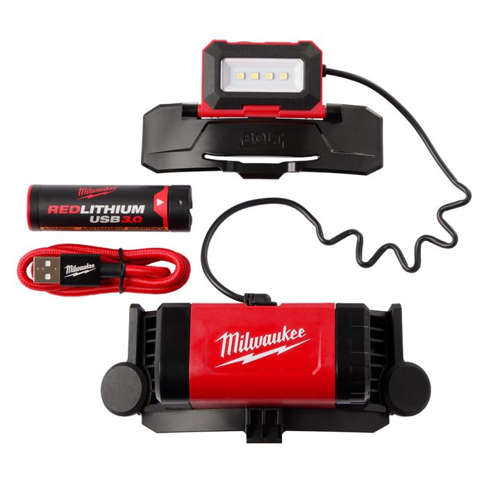 Milwaukee 2118-21 BOLT REDLITHIUM USB Cordless Headlamp - Image 1