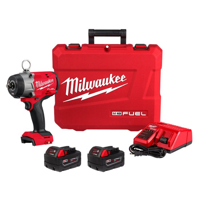 Milwaukee 2966-22 M18 FUEL 18V 1/2" High Torque Impact Wrench w/ Pin Detent Kit - Image 1