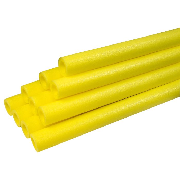 14mm BIGBEN® 2m Scaff’Foam – Pack of 10 Lengths - Yellow - Image 1