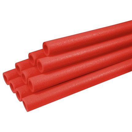 14mm BIGBEN® 2m Scaff’Foam – Pack of 10 Lengths - Red