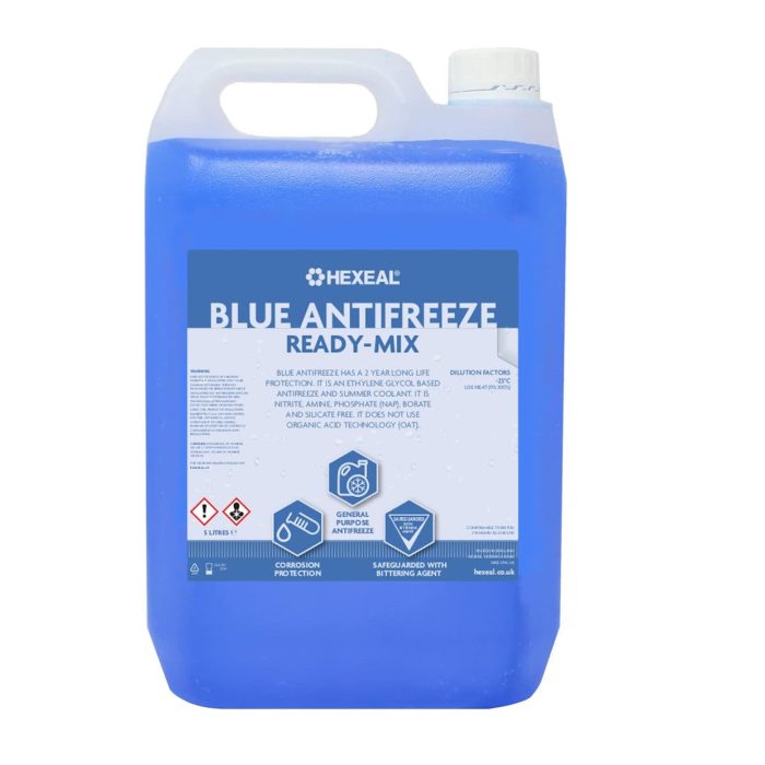Hexeal Blue Anti-Freeze & Coolant 5L - Image 1