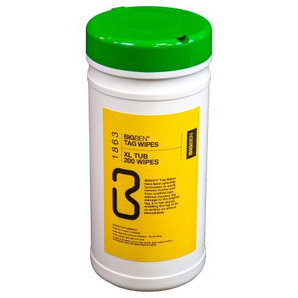 BIGBEN Tagwipe Safe Marker Ink Remover Wipes - Tub 200