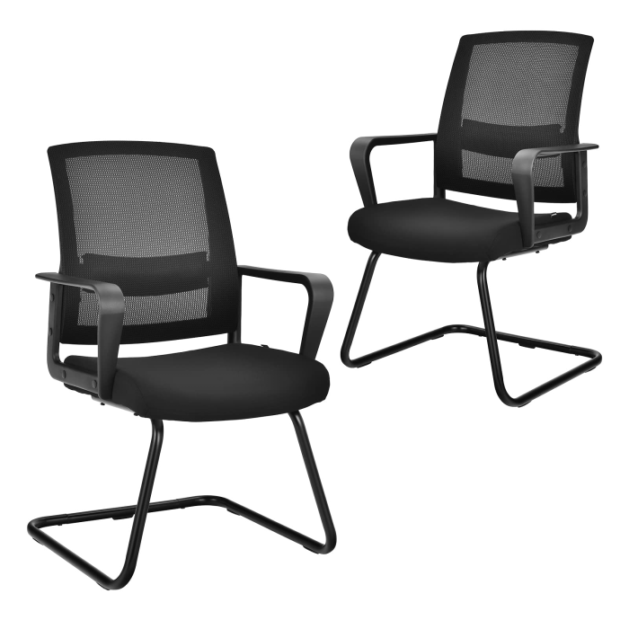 Conference Chair w/Adjustable Lumbar Support | Office Guest Chair - 2 - Image 1