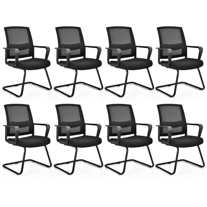 Conference Chair w/Adjustable Lumbar Support | Office Guest Chair - 8 - Image 1