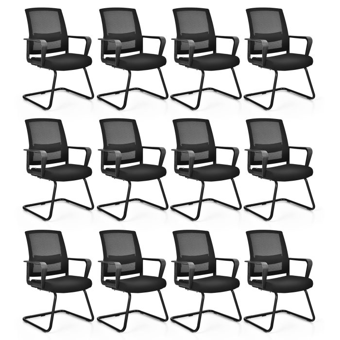 Conference Chair w/Adjustable Lumbar Support | Office Guest Chair - 12 - Image 1