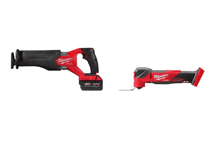 Milwaukee 2821-21MT M18 FUEL 18V SAWZALL / Oscillating Multi-Tool Combo Kit - Image 1