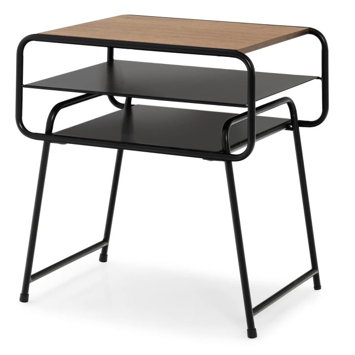 Giantex 3-Tier Side End Table with Shelf - 1 - Image 1