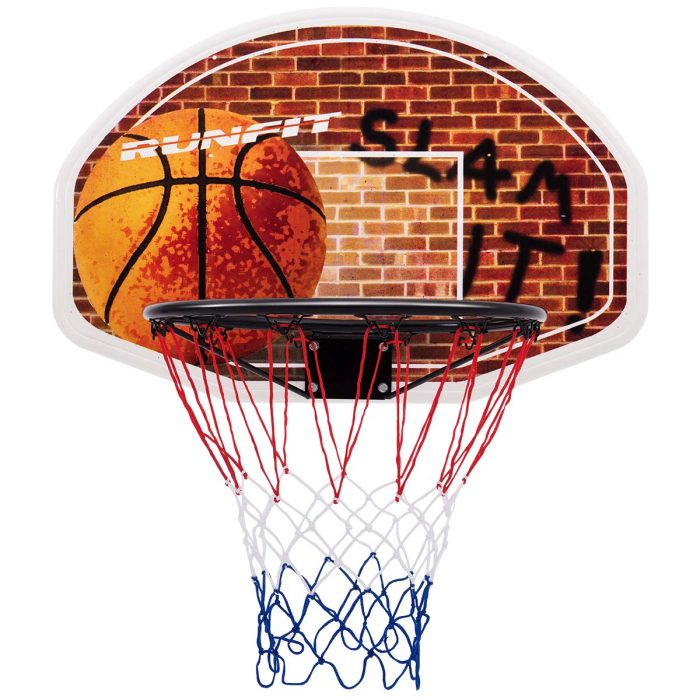 Giantex Basketball Hoop for Door, 29 X 20 Inch Hanging Basketball Board Family Games - Image 1