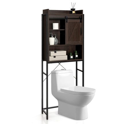 Giantex Over The Toilet Storage Cabinet - Espresso
