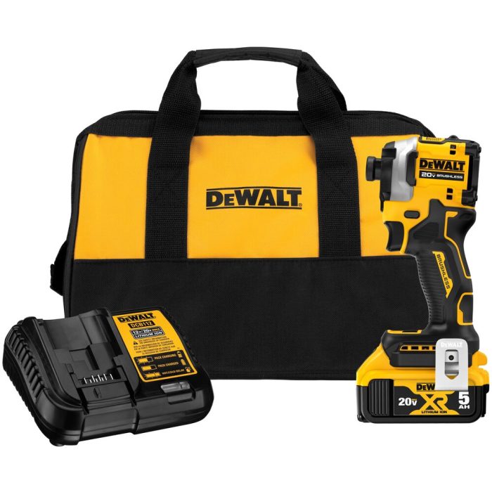 DeWALT DCF850P1 20V MAX ATOMIC 1/4" Cordless Brushless Impact Driver Kit - Image 1