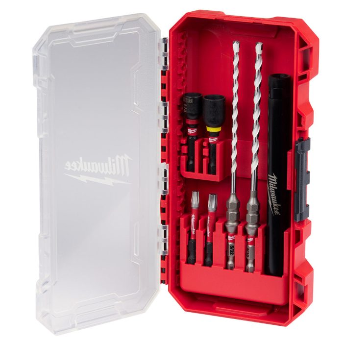 Milwaukee 48-20-8877 SHOCKWAVE Impact Carbide Drill Bit Concrete Screws - 7 PC - Image 1