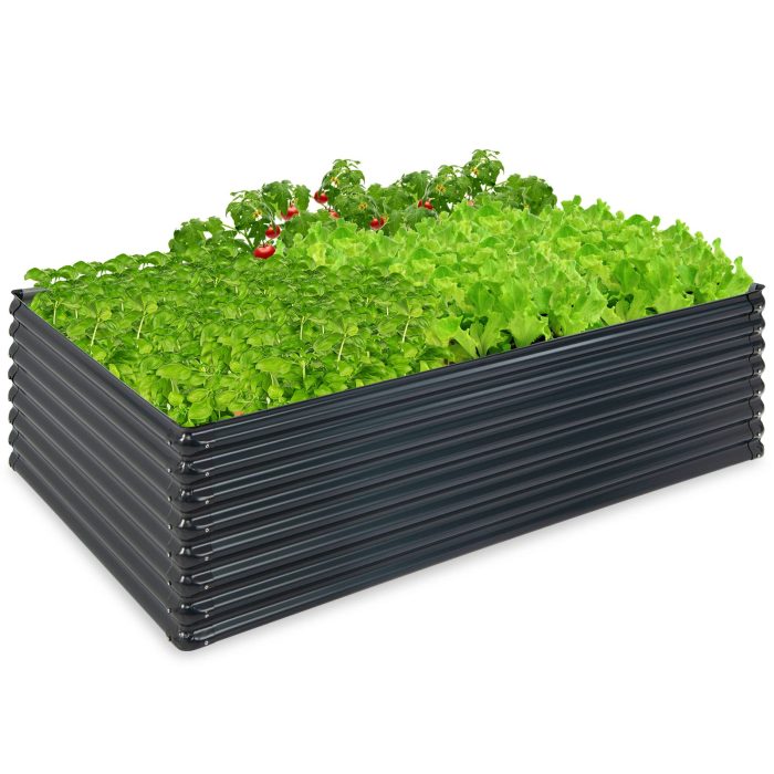 Giantex Galvanized Raised Garden Bed - 2 - Image 1