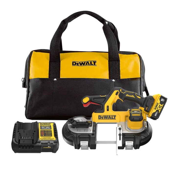 DeWALT DCS379P1 20V Max Brushless Mid-sized Band Saw Double Trigger Kit - Image 1