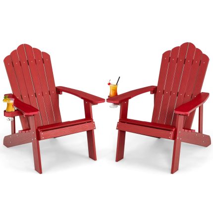 Giantex Outdoor Adirondack Chair - Oversized Patio Chairs