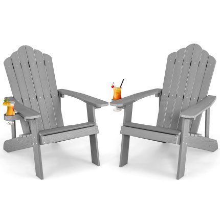 Giantex Outdoor Adirondack Chair - Oversized Patio Chairs