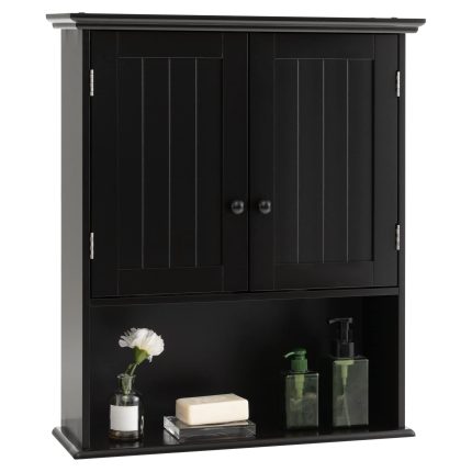 Giantex Bathroom Wall Mounted Cabinet - Storage Cabinet w/Adjustable Shelf