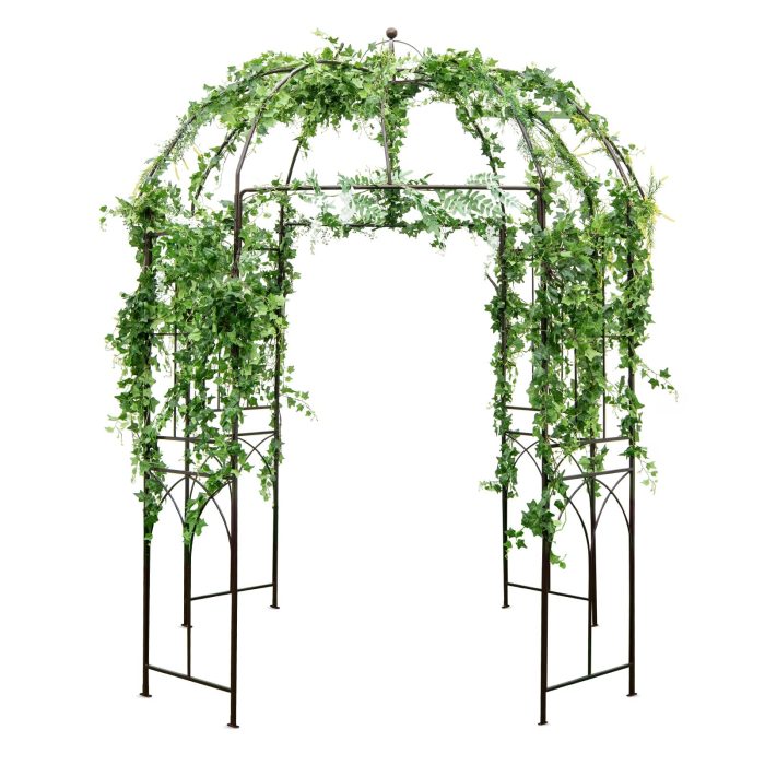 Giantex Birdcage Shape Garden Arbor, 8.4ft High x 7ft Wide - Image 1