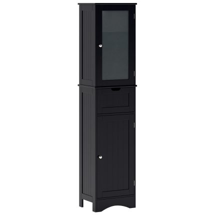 Giantex Freestanding Bathroom Storage Cabinet - Black
