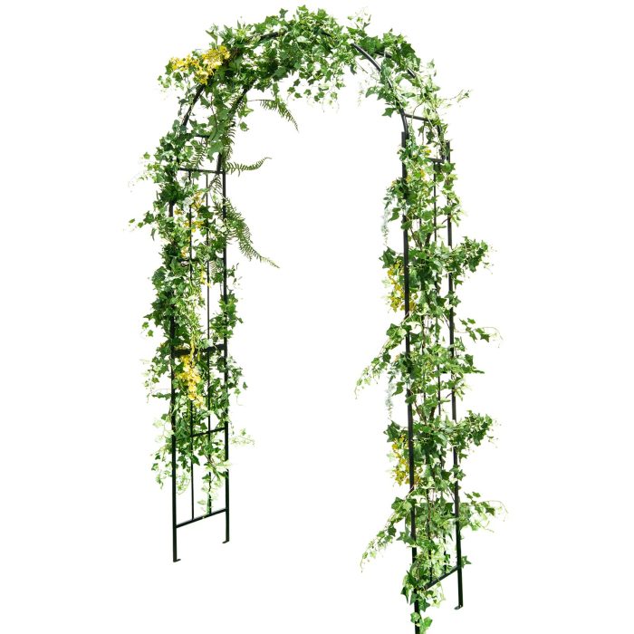 Giantex Garden Arch Trellis for Climbing Plants - Image 1