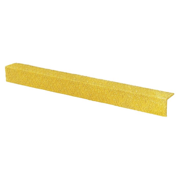 Anti-Slip GRP Stair Nosing - 55mm x 55mm x 3m Yellow - Image 1