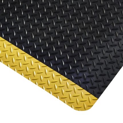Kumfi Tough Heavy-Duty Anti-Fatigue Mat - 90cm x 23m Yellow/Black