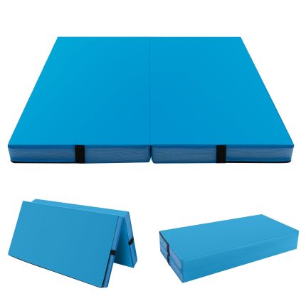 Giantex 4" Thick Folding Gymnastics Mat - Blue