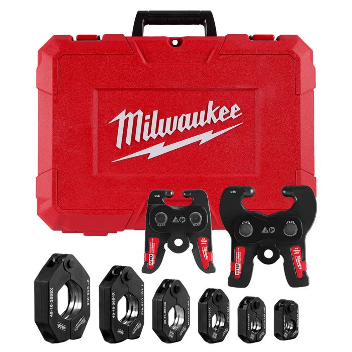 Milwaukee 49-16-2692X 1/2"-2" CTS-V Pivoting Press Ring Kit for M18 FORCE LOGIC - Image 1