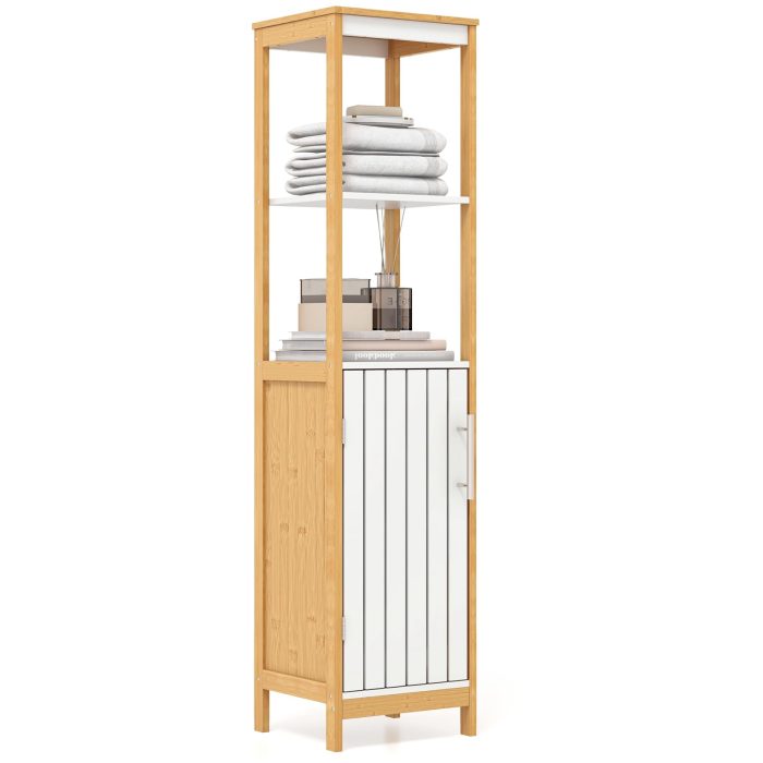Giantex Bathroom Storage Cabinet Freestanding - Image 1