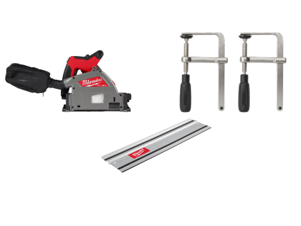 Milwaukee 2831-20X31 M18 FUEL 18V 6-1/2" Plunge Track Saw w/ Clamp and 31" Track