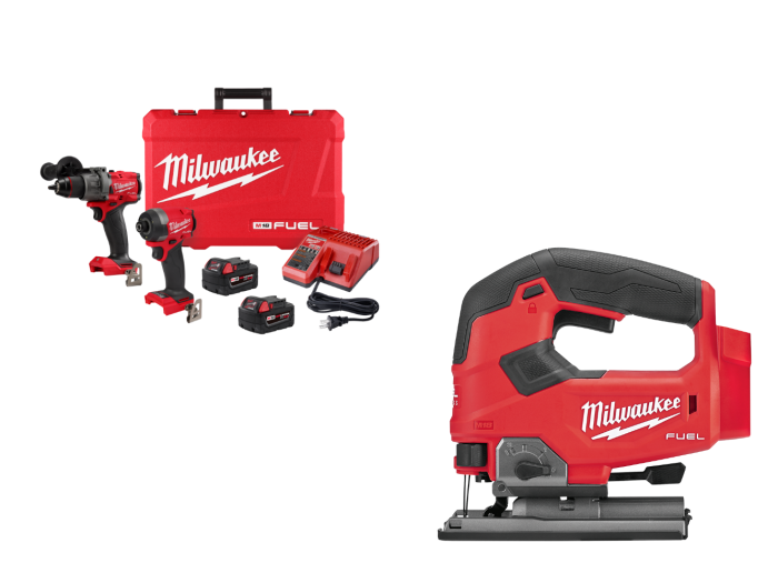 Milwaukee 3697-22JIG M18 FUEL 18V Cordless 2-Tool Combo Kit w/ M18 Jig Saw - Image 1