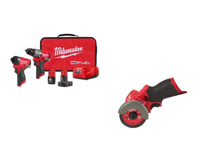 Milwaukee 3497-22COT M12 FUEL 12V 2-Tool Combo Kit w/ M12 Cutt Off Tool - Image 1