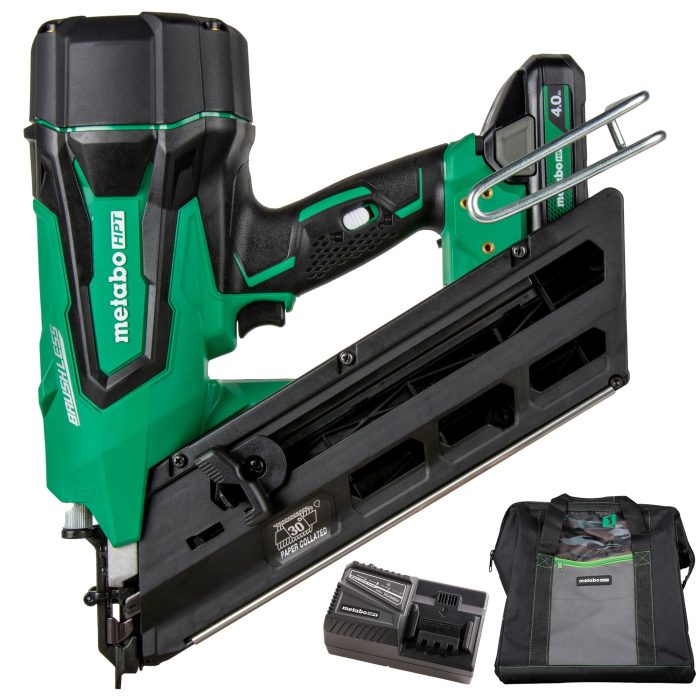 Metabo HPT NR1890DCST 18V Cordless Paper Strip Framing Nailer w/ Clipped Head - Image 1