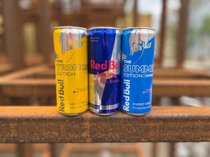 Pack of 4 Red Bull Cans - Tropical Fruits - Image 1
