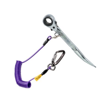 19/21mm Steel Flush Short Podger Ratchet with BIGBEN® Tether - 1