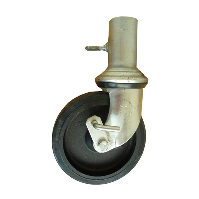 200mm Rubber Tyred Scaffold Castor Wheel - 4 - Image 1