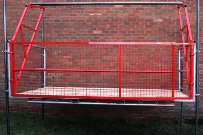 Adjustable Loading Bay Gate (2.4m - 4m) with Side Arms Only - Image 1