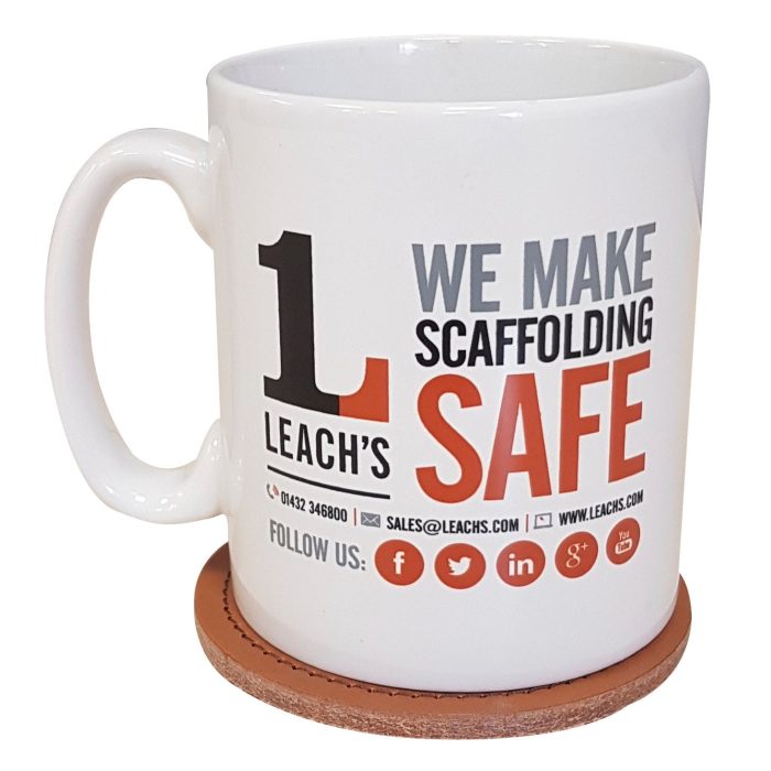 BIGBEN® Leather Coaster - 1 - Image 1