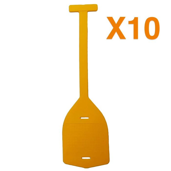10x BIGBEN® Periodic Inspection Identity Tie Tag - Yellow 1 - Image 1
