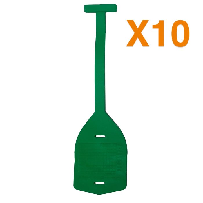 10x BIGBEN® Periodic Inspection Identity Tie Tag - Green 3 - Image 1