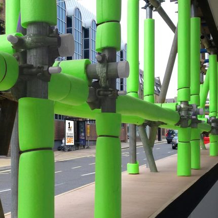 14mm BIGBEN® 2m Scaff’Foam – 35 Pack - Fluorescent Green 6