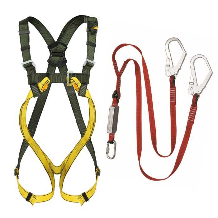 BIGBEN® Safety Harness Kit - BIG BEN Webbing Harness (M/XL) - Twin Webbing 2m Lanyard 20 - Image 1