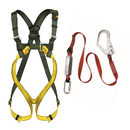 BIGBEN® Safety Harness Kit - BIG BEN Webbing Harness (M/XL) - Single Webbing 2m Lanyard 1