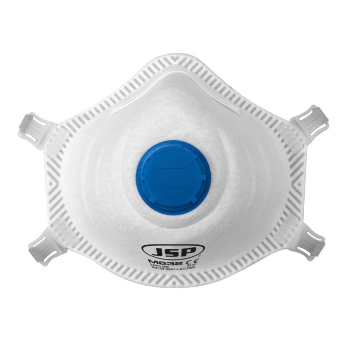 FFP3 NR P3 Cup Shaped Dust Mask With Valve - 10 Pack - Image 1