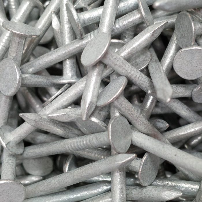 Galv Clout Nails - 40 x 2.65mm - Image 1