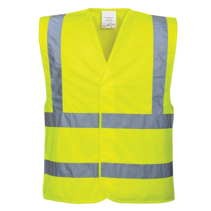Hi-Vis Waistcoat Class 2 - Yellow - Image 1