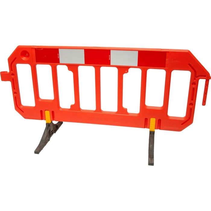 BIGBEN® Chapter 8 Safety Barrier Orange with Red/White Reflective - 2m - Image 1