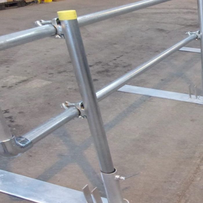 SG4 Flat Roof Guardrail System - SG4 Guardrail Feet Posts 10 - Image 1