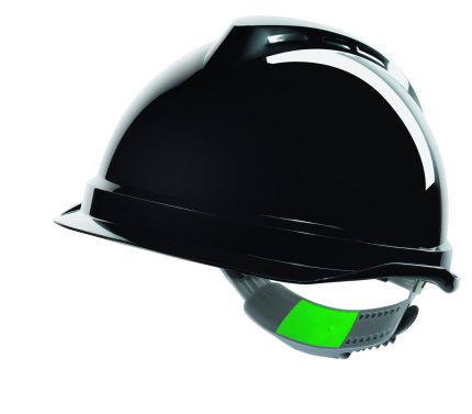 MSA V-Gard 520 Peakless Helmet with Push Key Adjuster - Black 1