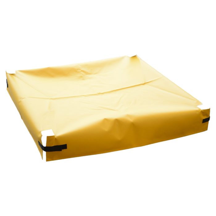 Stillage Bin Cover with Cut out Corners and Velcro Webbing Straps - 1 - Image 1