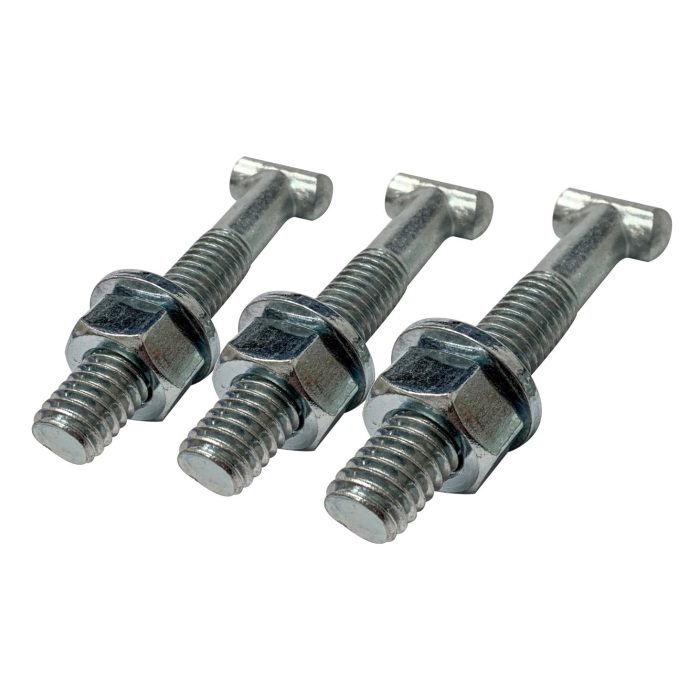 7/16" T Bolt Nut & Washer Set for Scaffold Fitting - 100 Pack - Image 1